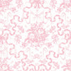 Fairytale Peony Toile Wallpaper Wallpaper A-Street Prints Double Roll Peony Pink 