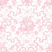 Fairytale Peony Toile Wallpaper Wallpaper A-Street Prints Double Roll Peony Pink 