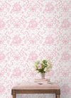 Fairytale Peony Toile Wallpaper Wallpaper A-Street Prints   
