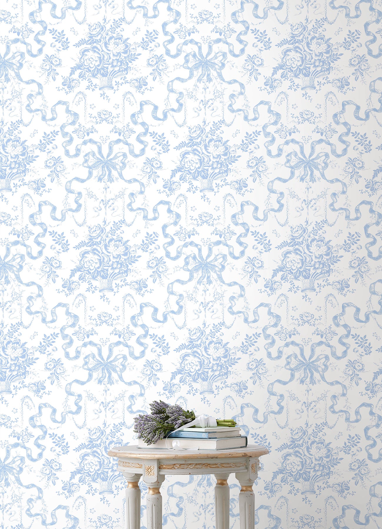 Fairytale Peony Toile Wallpaper Wallpaper A-Street Prints   