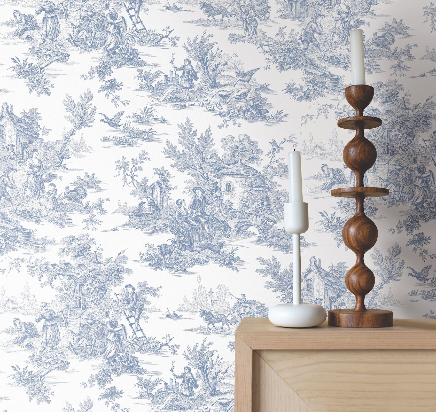 Campagne Toile Wallpaper Wallpaper York Wallcoverings   