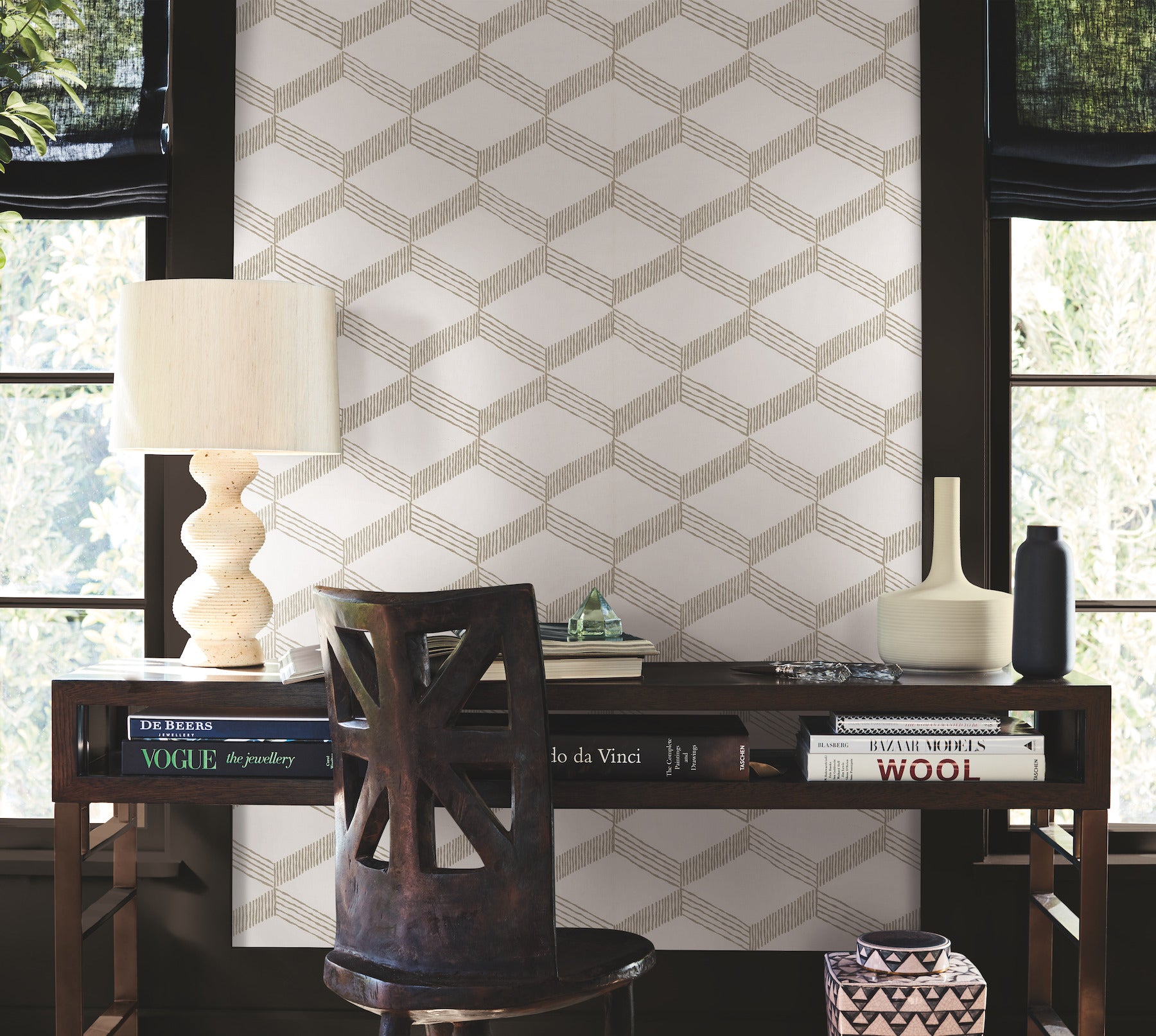 Palisades Paperweave Wallpaper Antonina Vella   