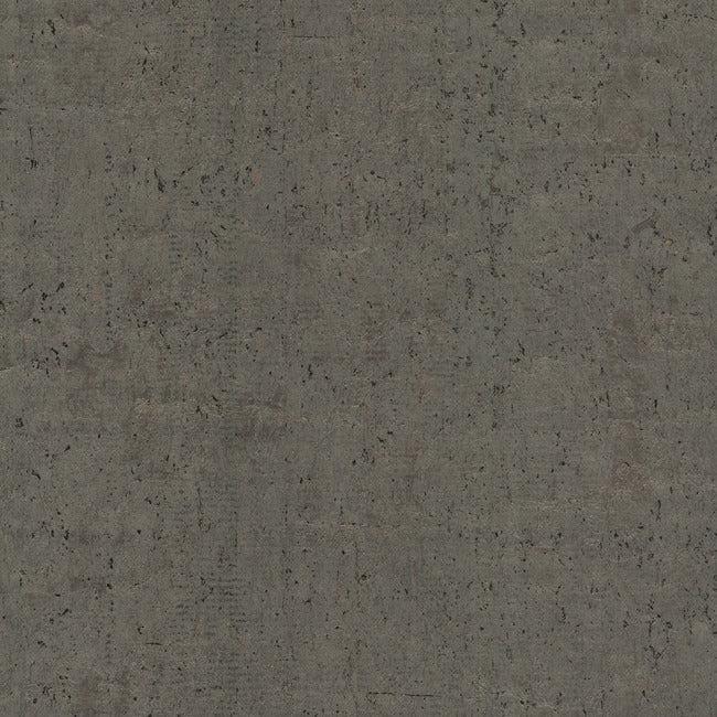 Cork Wallpaper Wallpaper York Designer Series Double Roll Charcoal/Gold 