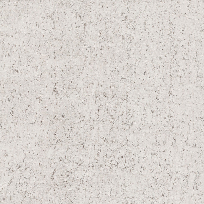 Cork Wallpaper Wallpaper York Designer Series Double Roll Pale Grey/Silver 