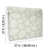 Contoured Leaves Wallpaper Wallpaper York Designer Series   
