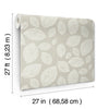Contoured Leaves Wallpaper Wallpaper York Designer Series   