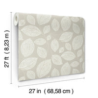 Contoured Leaves Wallpaper Wallpaper York Designer Series   
