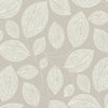 Contoured Leaves Wallpaper Wallpaper York Designer Series Double Roll Taupe 