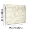 Contoured Leaves Wallpaper Wallpaper York Designer Series   