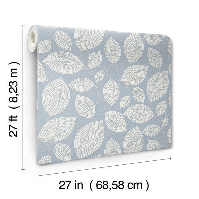 Contoured Leaves Wallpaper Wallpaper York Designer Series   