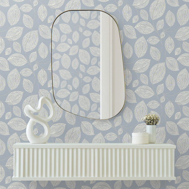 Contoured Leaves Wallpaper Wallpaper York Designer Series   