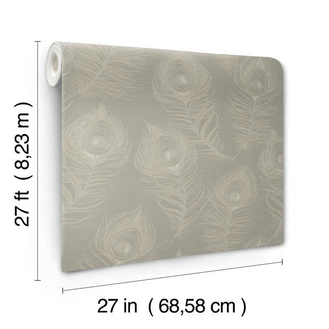 Regal Peacock Wallpaper Wallpaper York Designer Series   