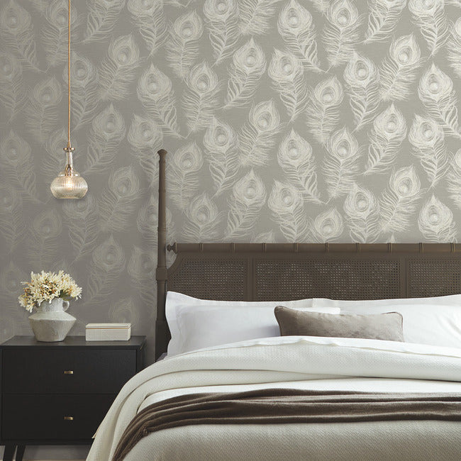 Regal Peacock Wallpaper Wallpaper York Designer Series   