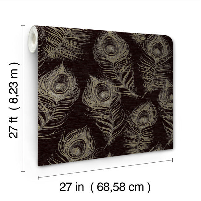 Regal Peacock Wallpaper Wallpaper York Designer Series   