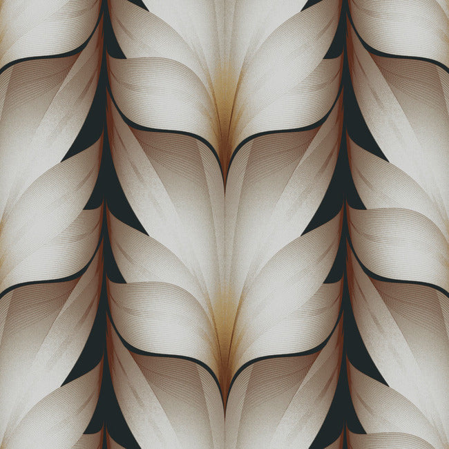 Lotus Light Stripe Wallpaper Wallpaper York Designer Series Double Roll Black 