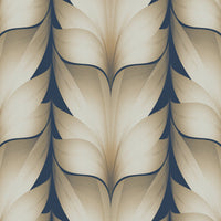 Lotus Light Stripe Wallpaper Wallpaper York Designer Series Double Roll Navy 
