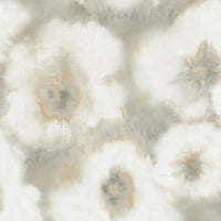 Blended Floral Wallpaper Wallpaper York Designer Series Double Roll Neutral 