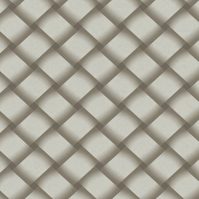 Bayside Basket Weave Wallpaper Wallpaper York Designer Series Double Roll Mocha 