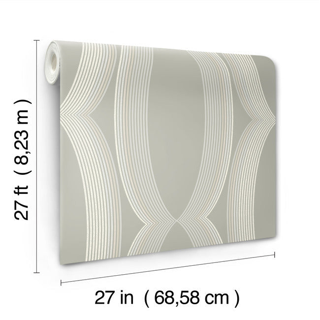 Progression Ogee Wallpaper Wallpaper York Designer Series   