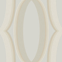 Progression Ogee Wallpaper Wallpaper York Designer Series Double Roll Blonde 