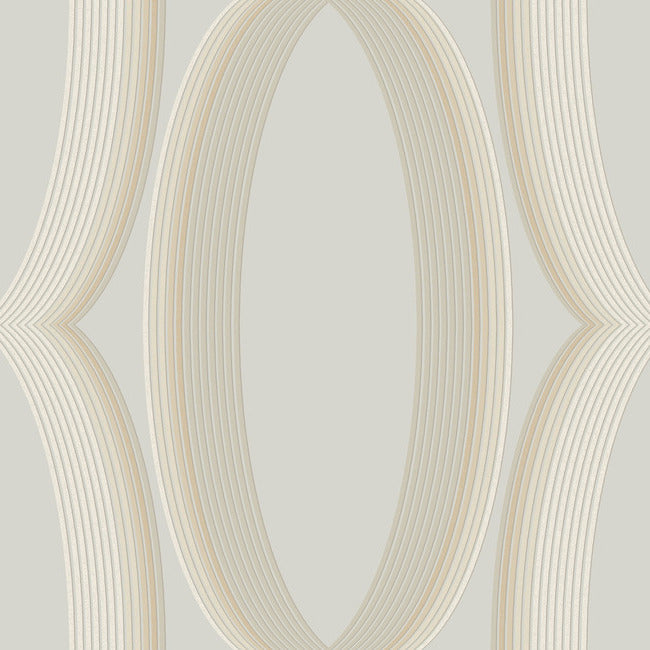Progression Ogee Wallpaper Wallpaper York Designer Series Double Roll Blonde 