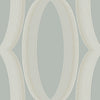 Progression Ogee Wallpaper Wallpaper York Designer Series Double Roll Light Blue 