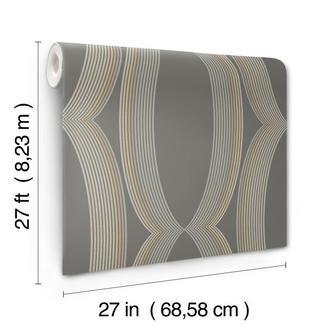 Progression Ogee Wallpaper Wallpaper York Designer Series   