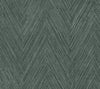 Thatched Chevron Wallpaper Wallpaper York Double Roll Bottle Green 