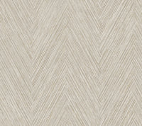 Thatched Chevron Wallpaper Wallpaper York Double Roll Linen 