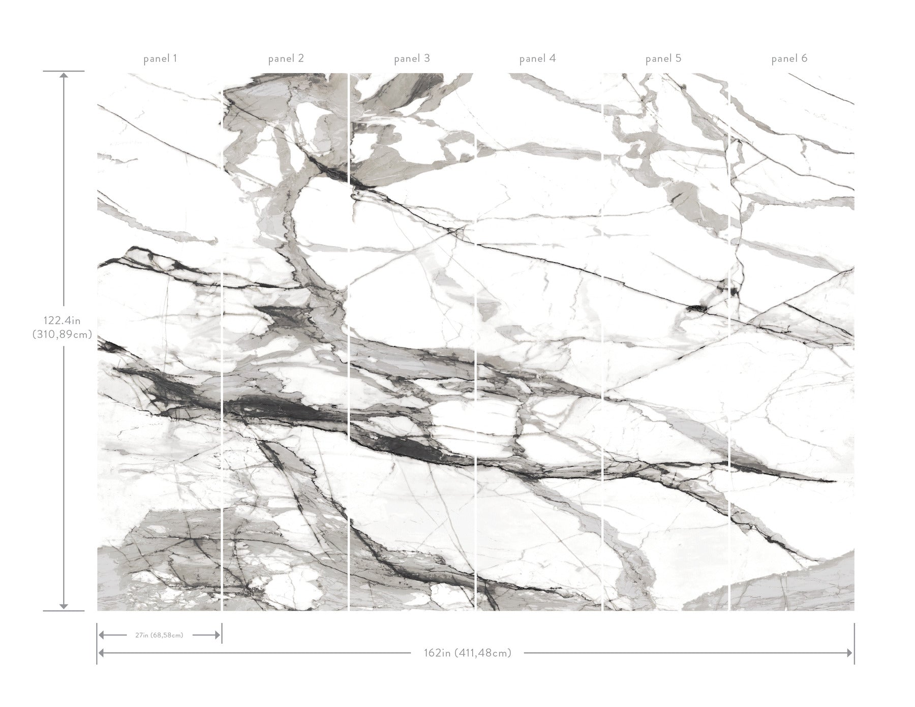 Imperial Marble Mural Wallpaper York   