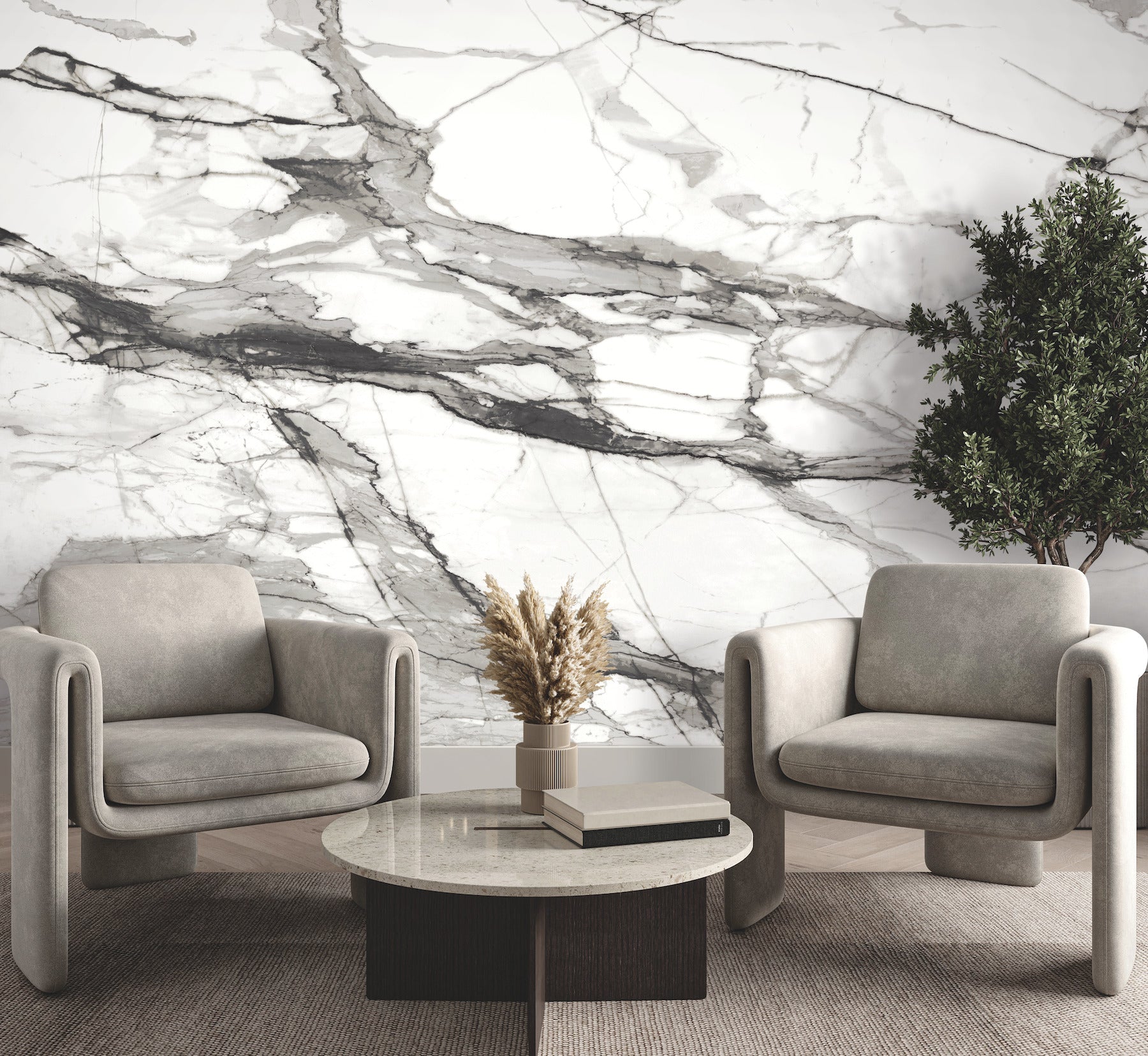 Imperial Marble Mural Wallpaper York   