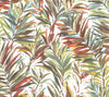 Swaying Palms Wallpaper Wallpaper York Wallcoverings Roll Rouge & Mink