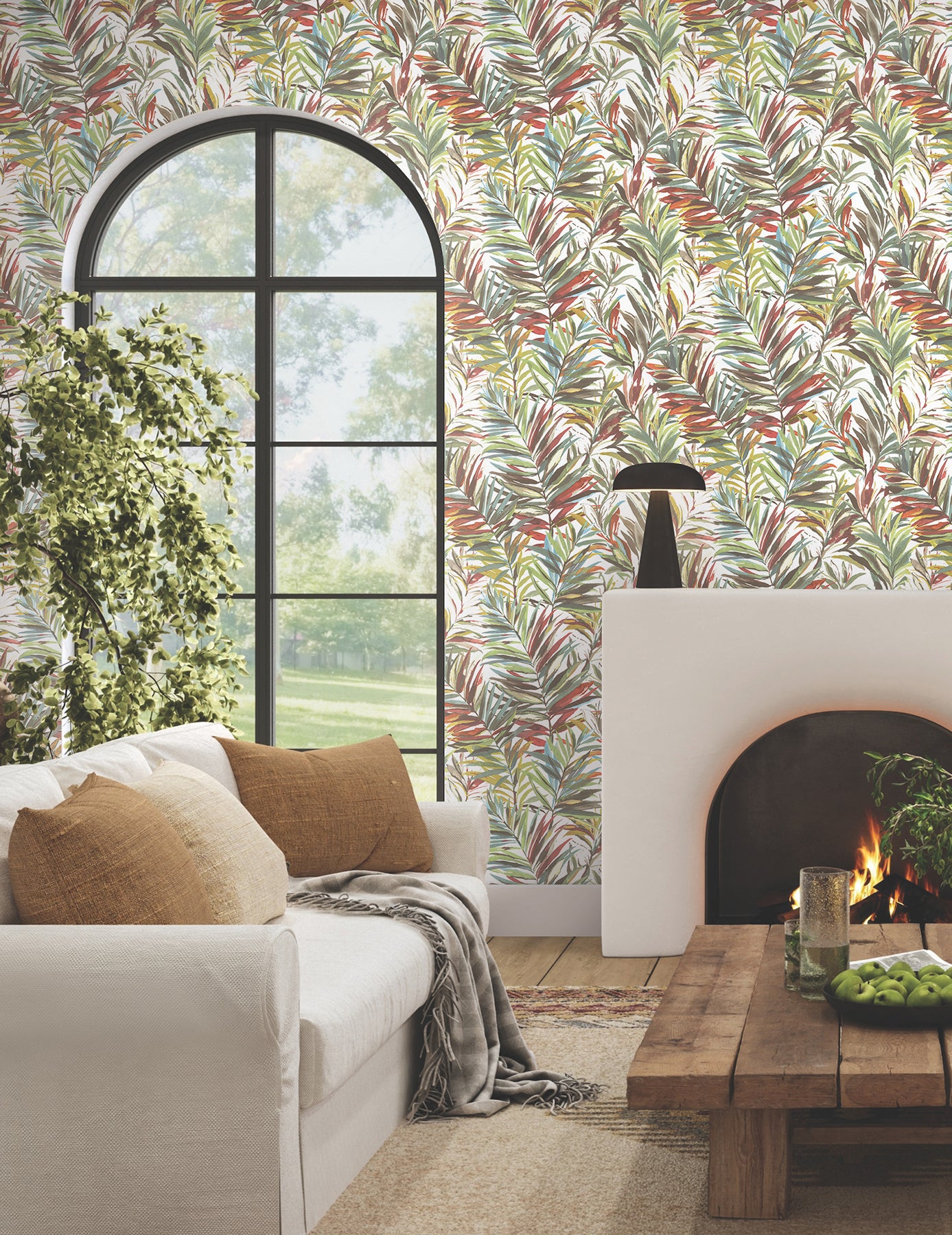Swaying Palms Wallpaper Wallpaper York Wallcoverings