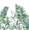 Swaying Palms Mural Wall Murals York Wallcoverings Unit Green & Blue