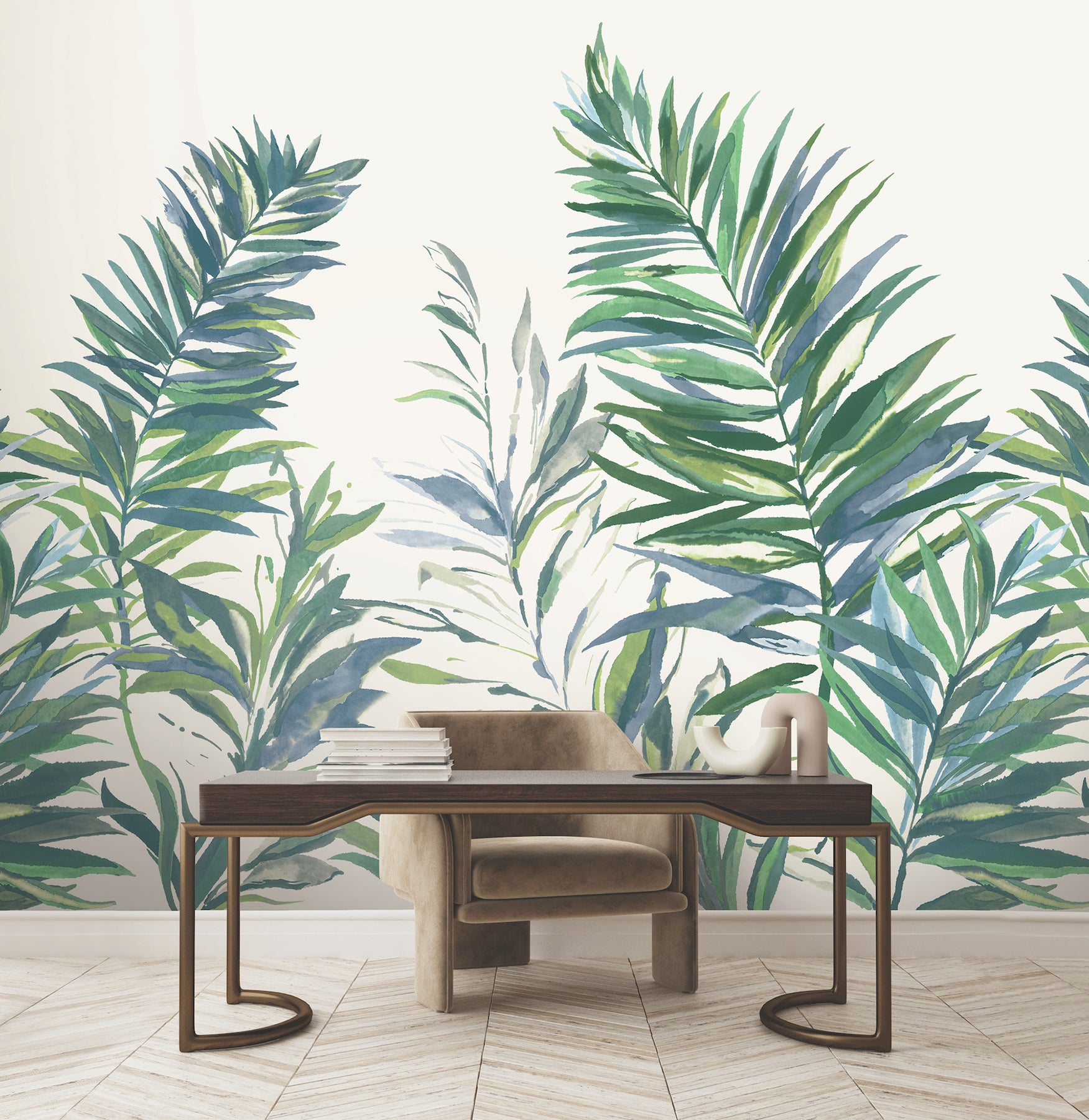 Swaying Palms Mural Wall Murals York Wallcoverings