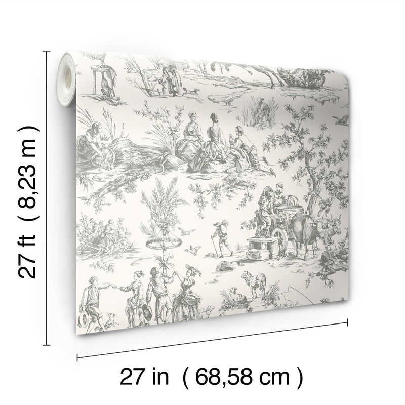 Seasons Toile Wallpaper Wallpaper York Wallcoverings   
