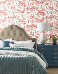 Seasons Toile Wallpaper Wallpaper York Wallcoverings   