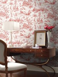 Seasons Toile Wallpaper Wallpaper York Wallcoverings   