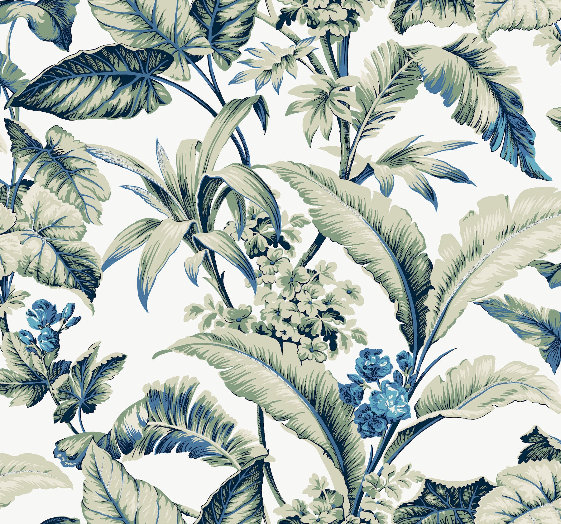 Ronald Redding Classics Mystic Isle Wallpaper Multicolor