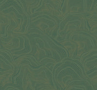 Geodes Wallpaper Wallpaper Ronald Redding Roll Green 