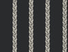 Braided Stripe Wallpaper Wallpaper Ronald Redding Roll Black 