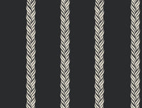 Braided Stripe Wallpaper Wallpaper Ronald Redding Roll Black 