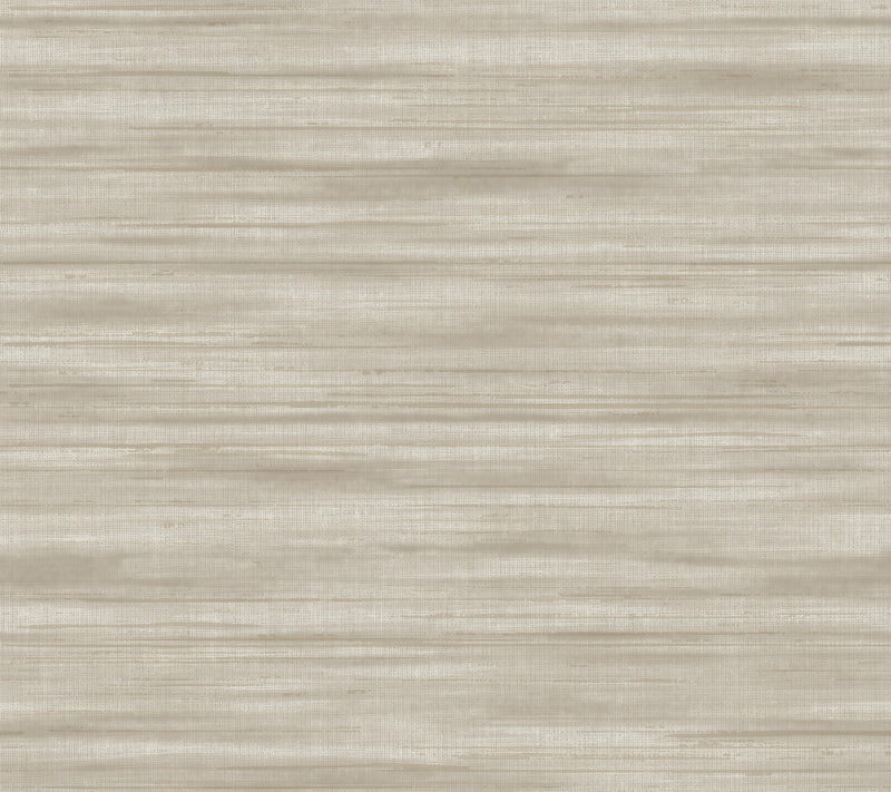 Brushed Linen Wallpaper Wallpaper Ronald Redding Roll Taupe 