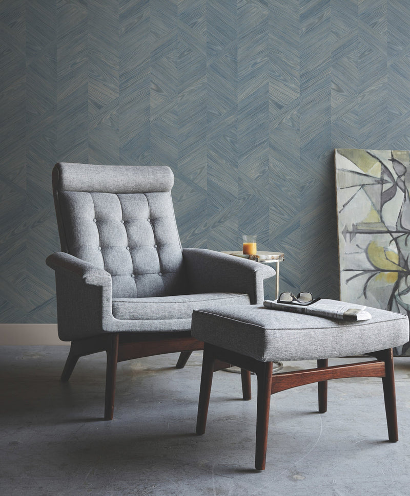 Interlocking Wood Wallpaper Wallpaper Ronald Redding Designs   