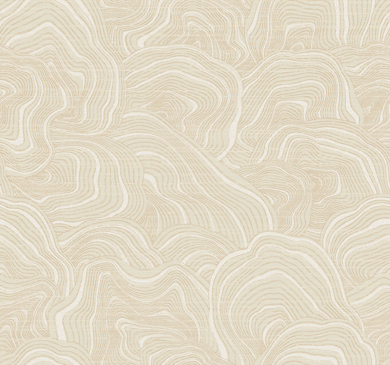 Geodes Wallpaper Wallpaper Ronald Redding Roll Cream 