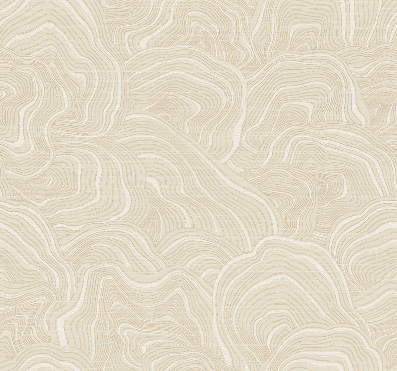 Geodes Wallpaper Wallpaper Ronald Redding Roll Cream 