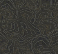 Geodes Wallpaper Wallpaper Ronald Redding Roll Black 