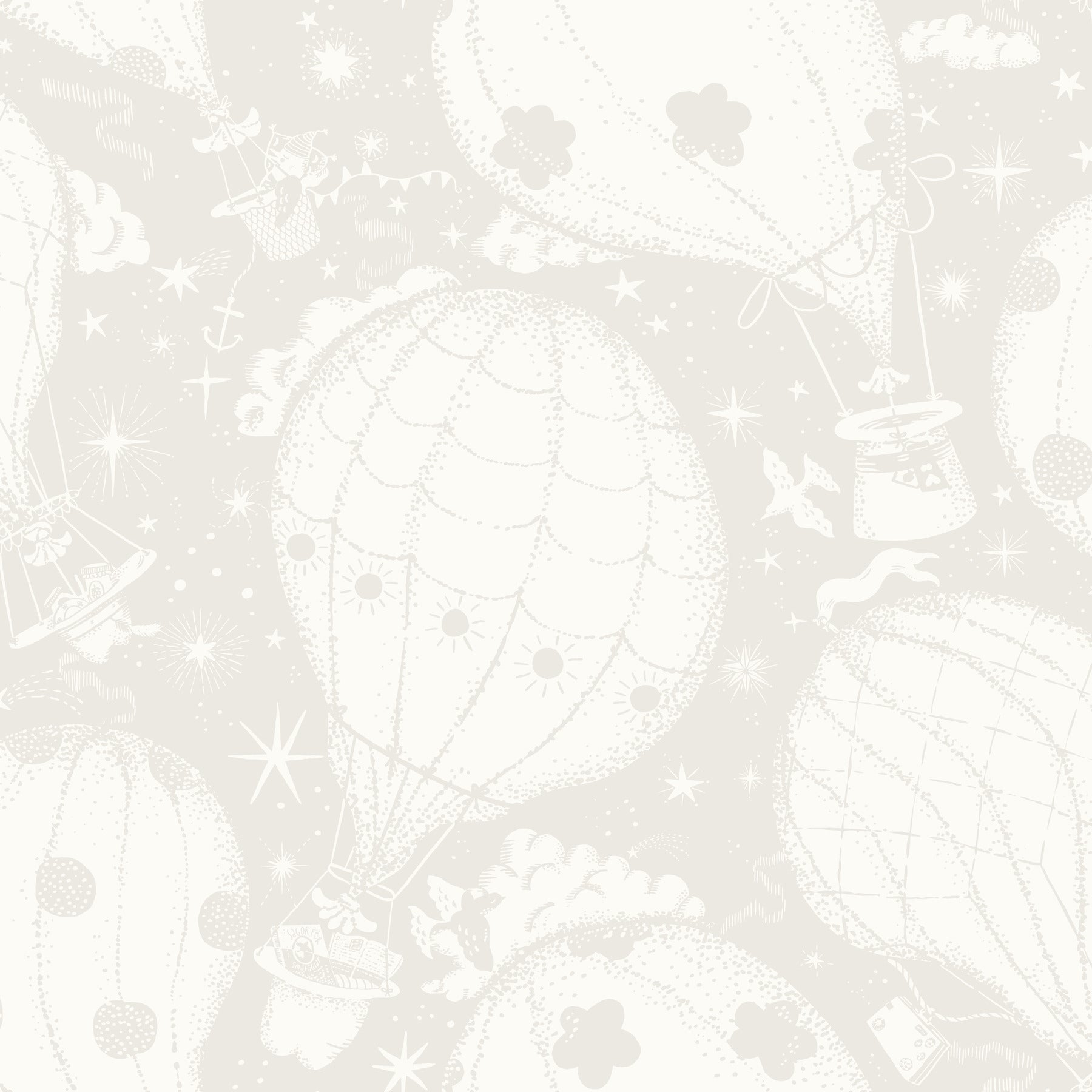 Ballongerna Wallpaper Wallpaper York Wallcoverings Roll Grey