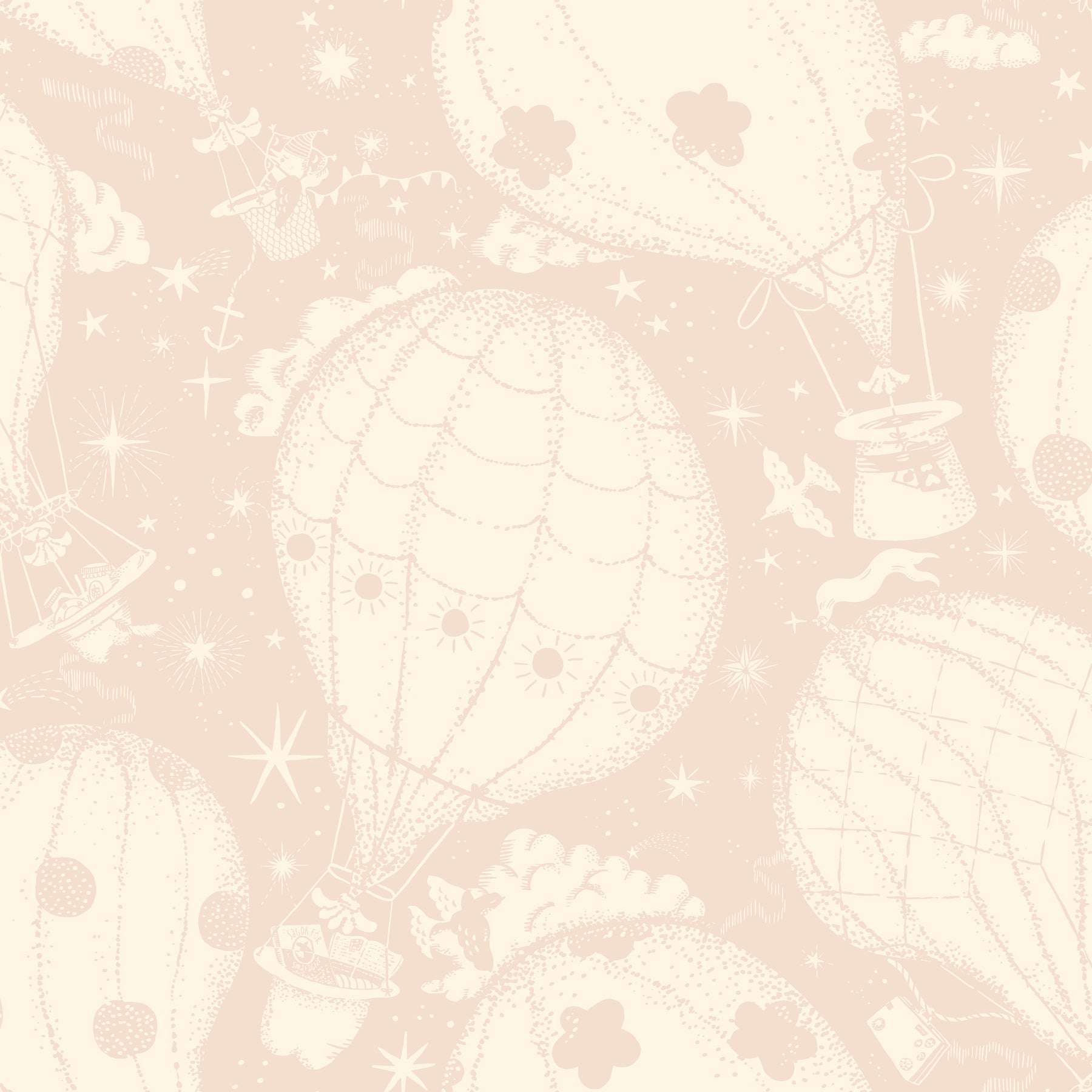 Ballongerna Wallpaper Wallpaper York Wallcoverings Roll Pink