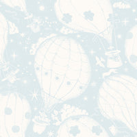 Ballongerna Wallpaper Wallpaper York Wallcoverings Roll Light Blue